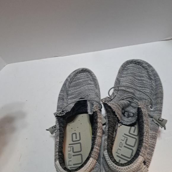 Hey Dude Mens Wally B Sox Grey Classic Loafer Size 8 Gently Used - Picture 3 of 3